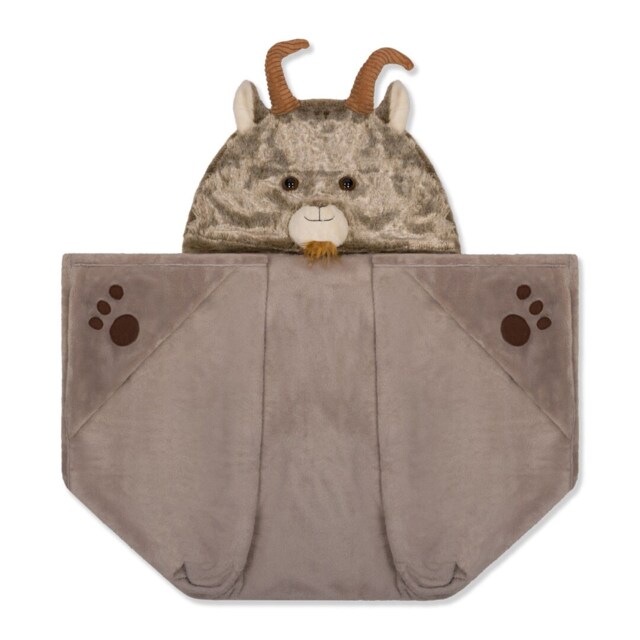 Noxxiez Kids Animal Hooded Blanket - Goat