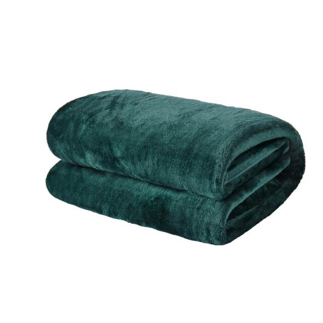 OHS Ultra Soft Blanket Fleece, 120x150cm - Green