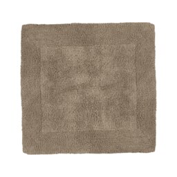 Heavyweight Reversible Square Bath Mat Brown Mocha