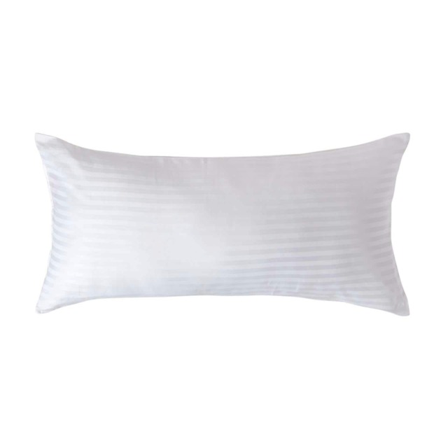 Homescapes White European Size Egyptian Cotton Pillowcase 330 TC - 40 x 80 cm