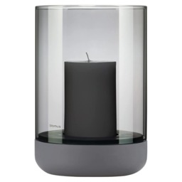 Blomus Calma Hurricane Lamp Large - Steel Gray Smoke