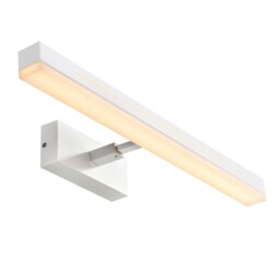 Nordlux Otis Indoor Wall Light White Aluminium Intergrated LED 2-Level Dimming - Mains Powered, IP44