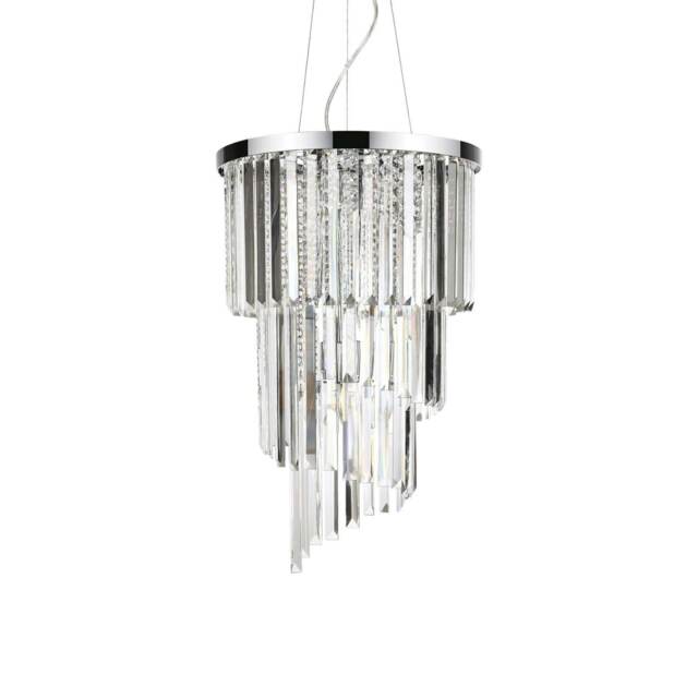 Carlton 8 Light Ceiling Pendant Chrome, E14