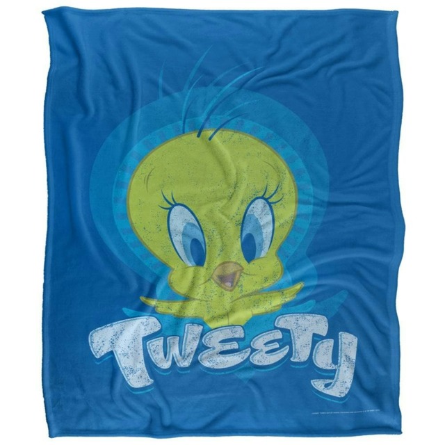 Looney Tunes Layered Tweety Blanket - Multicoloured - One Size