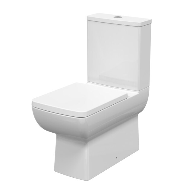 Balterley Grindon Contemporary Square Rimless Toilet Pan and Cistern - 800 x 363 x 660mm