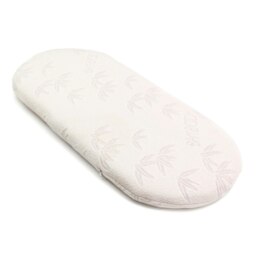 Clair de Lune Natural Bamboo Palm Moses Basket/Noah Pod® Mattress