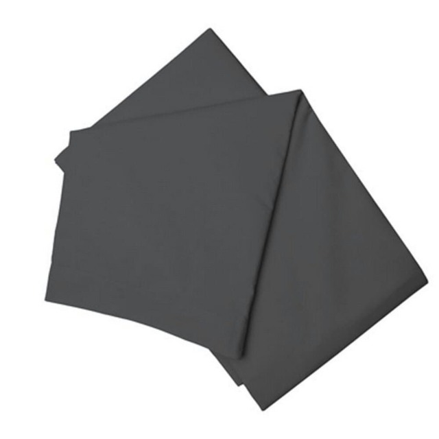 Belledorm Brushed Cotton Extra Deep Fitted Sheet - Charcoal - Narrow Double