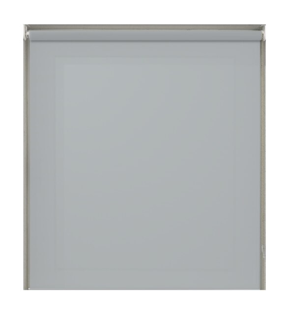 95cm Light Grey Plain Straight Edge Daylight Roller Blind Grey Grey