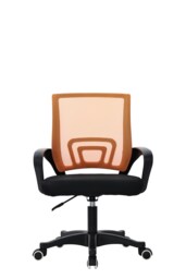 MOF Adjustable Office Chair Ergonomic Mesh Swivel Computer Comfy Desk/Executive Work Chair with Arms and Height Adjustable Style103 Orange