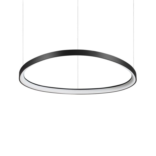 Gemini LED Decorative Integrated Pendant Light Black, 3000K