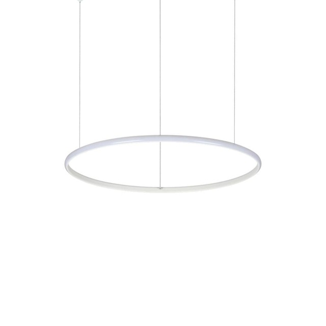 Hulahoop LED Decorative Round Integrated Pendant Light White, 3000K