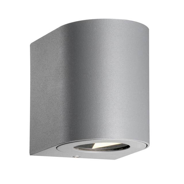 Nordlux Canto Outdoor Wall Light Grey Aluminium Sensor Intergrated LED Weatherproof - Mains Powered, IP44