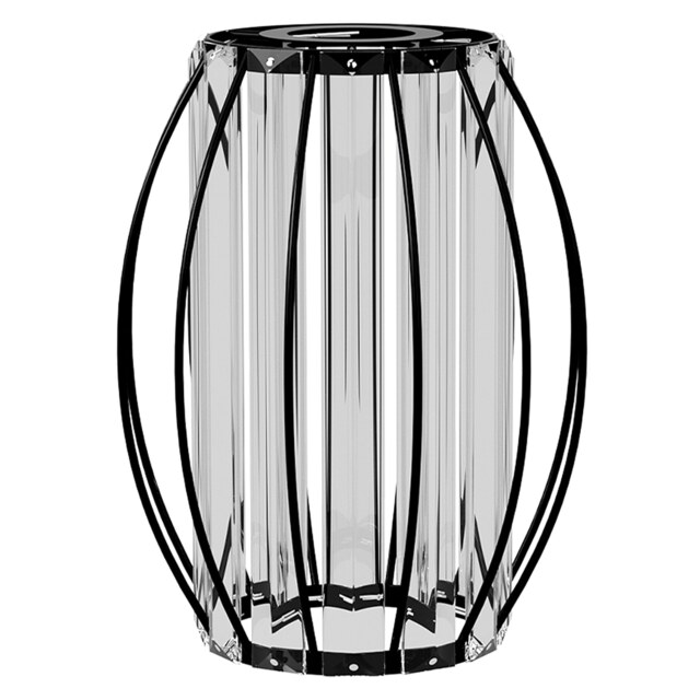 Emitto Crystal Ceiling Light Shade Pendant Lamp shade Table Floor Lamps Black