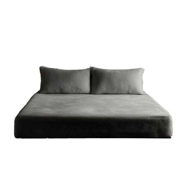 Teddy Fitted Sheet 30cm Extra Deep Soft Cuddly Soft Touch Bedding Silver Single