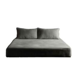 Teddy Fitted Sheet 30cm Extra Deep Soft Cuddly Soft Touch Bedding Silver Single
