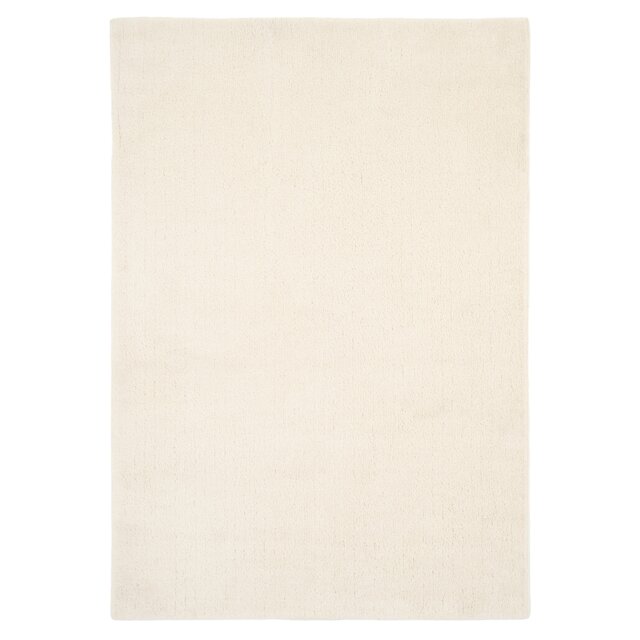 Soft Cream Shaggy Rug Living Room Bedroom Hallway Durable Modern 80cm x 150cm Cream Cream 80cm x 150cm