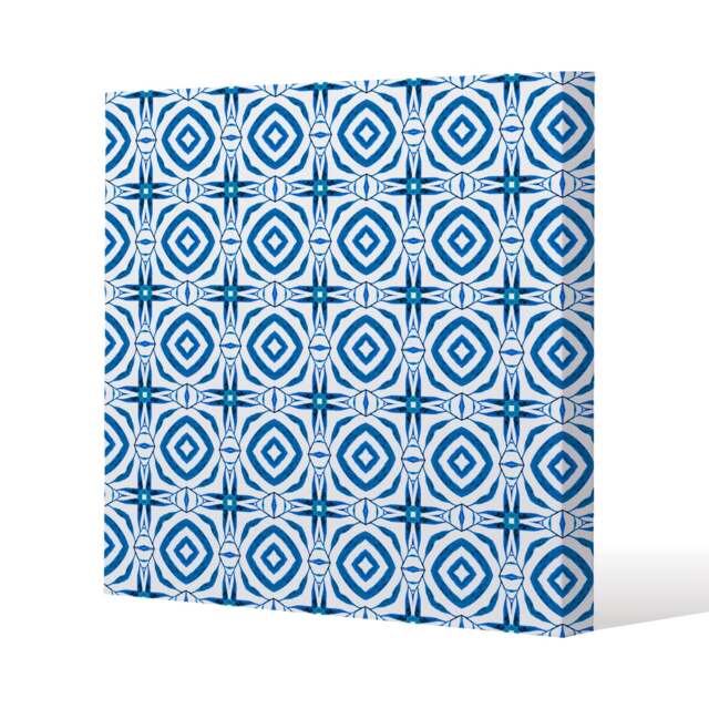 Blue powerful (Canvas Print) / 61 x 61 x 4cm Multi