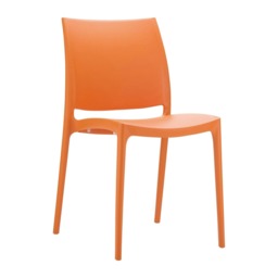 Spek Side Chair - Orange (Suitable For Outdoor) Orange