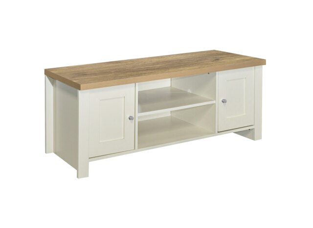 Highgate Large TV Unit Cream Oak