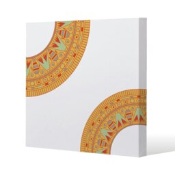 Egyptian Hieroglyphs (Canvas Print) Cream