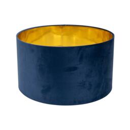 ValueLights Reni Large Navy Velvet Chrome Shade and Bulb