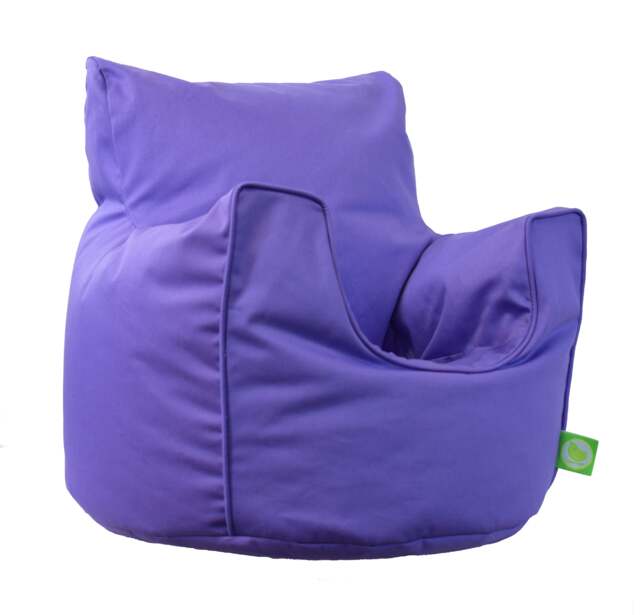 Bean Lazy Cotton Twill Purple Lilac Child and Teen Size Bean Bag Armchair