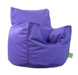 Bean Lazy Cotton Twill Purple Lilac Child and Teen Size Bean Bag Armchair