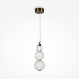 Maytoni Collar Modern Integrated LED Pendant Ceiling Light Gold 3000K