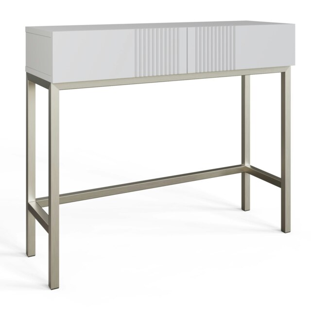 Frank Olsen Iona Console Table White white