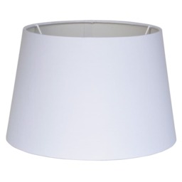 40cm White Tapered Poly Cotton Lampshade Ivory Cone Tabel Lamp Shade