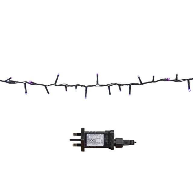 50m 2000 LED TreeBrights Christmas String Lights with Timer in Blue, White & Purple