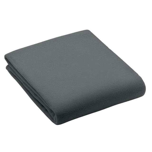 MidOcean Bogda RPET Fleece Blanket - Stone Grey - One Size Black