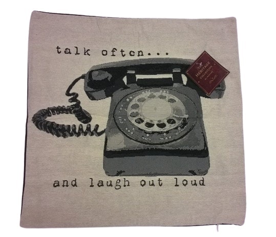Typewriter Cushion Cover with Cusion Pads (43x43 cm) Multi 43 x 43 cm 1