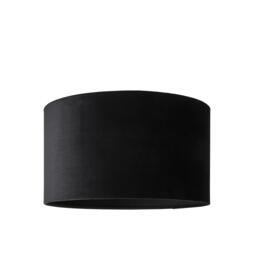ValueLights Reni Medium Black Velvet Pendant Shade Black
