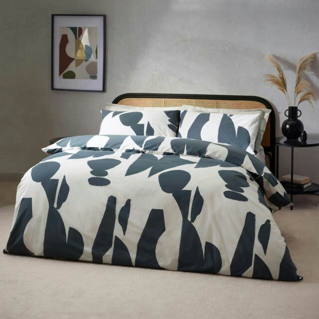 Hoem Meta Abstract Cotton Rich Single Duvet Cover Set