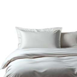 Luxury 400TC Sateen Cotton Oxford Pillowcase Pair Hotel Quality White