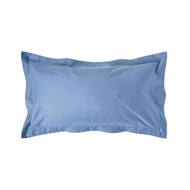 Homescapes Air Force Blue Egyptian Cotton Oxford Pillowcase 1000 TC - King Size Blue King
