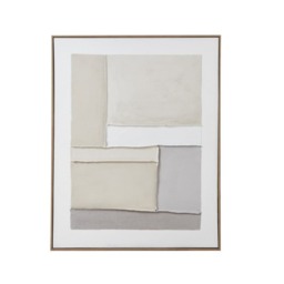 Contempo Alpha Framed Painting on Canvas - Wood - L3 x W75 x H95 cm - Brown