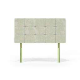 Valencia Cream Naples Velvet Headboard King Size Multi