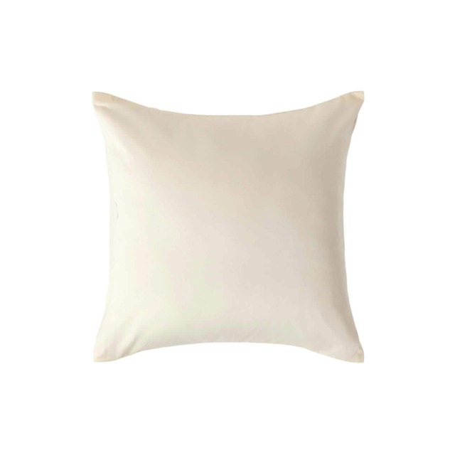 Homescapes Cream European Size Pillowcase Organic Cotton 400 TC - 40 x 40 cm Cream