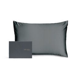 Silk Addict 100% Mulberry Silk Pillowcase – Charcoal Grey Standard 1