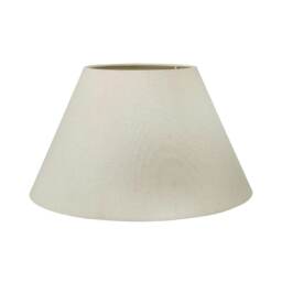 35cm Cream Slubby Cotton Empire Lamp Shade Hopsack Natural Table and Floor Lampshade