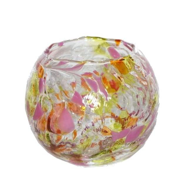 Milford Collection Tealight Holder April Birthstone Friendship Nightlight Topaz Large