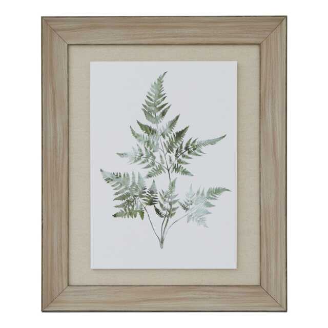 Hill Interiors Bracken Fern Framed Art Print Brown Brown/White/Green One Size 1