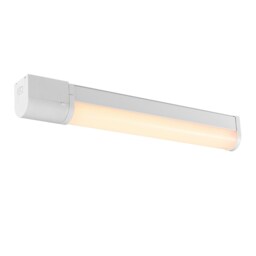 Nordlux Malaika Indoor Wall Light White Aluminium Intergrated LED On-Fixture Switch - Mains Powered, IP44 White White