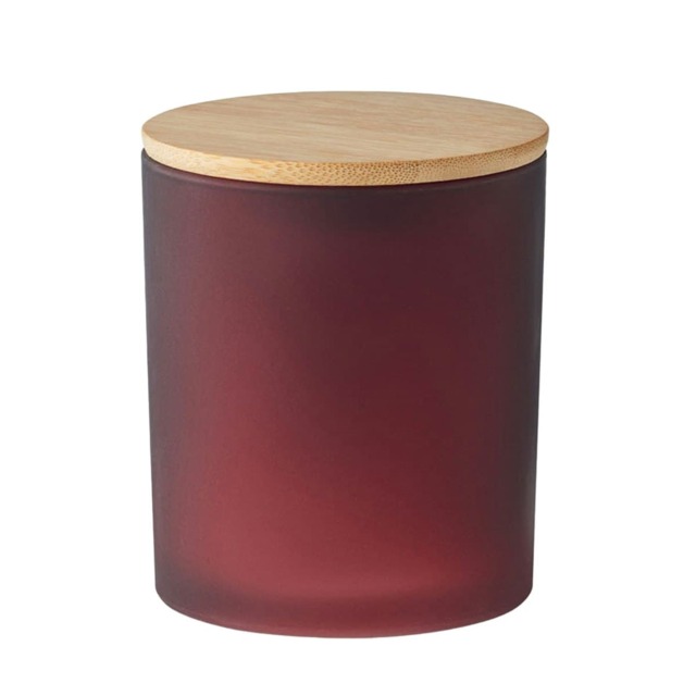 MidOcean Keops Plant-Based Scented Candle - Burgundy - M Purple
