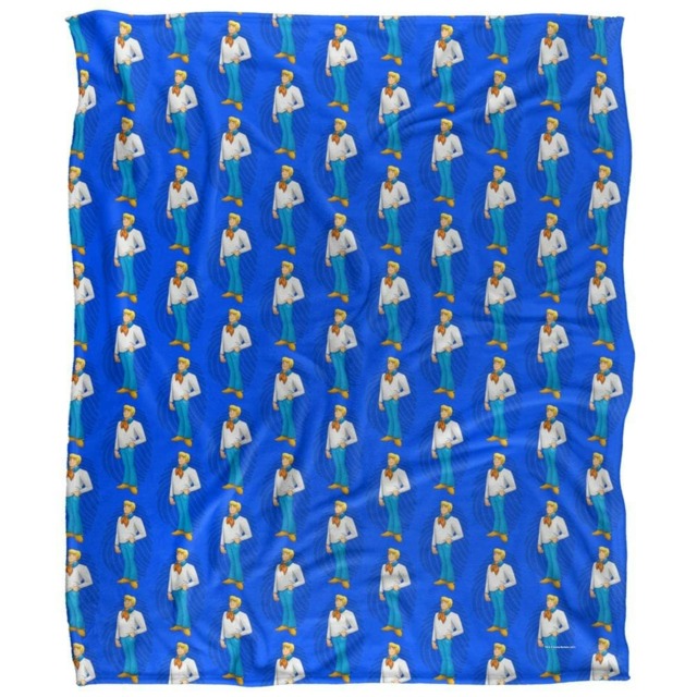 Scooby Doo All-Over Print Fred Blanket - Multicoloured - One Size