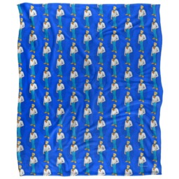 Scooby Doo All-Over Print Fred Blanket - Multicoloured - One Size