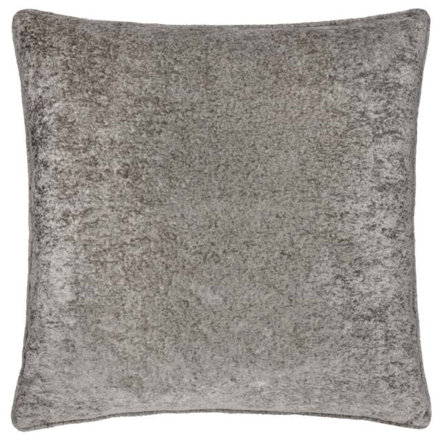 Paoletti Lustre Velvet Cushion Green Pewter