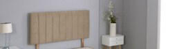 "Mink Plush Velvet 9 Panel Headboard Multi 4FT6 Double 20""inch Headboard"